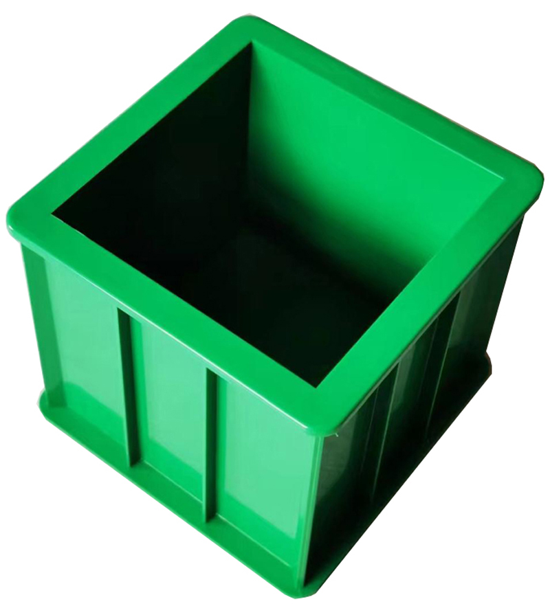 150 * 150 * 150mm 950g molde de cubo de hormigón de plástico