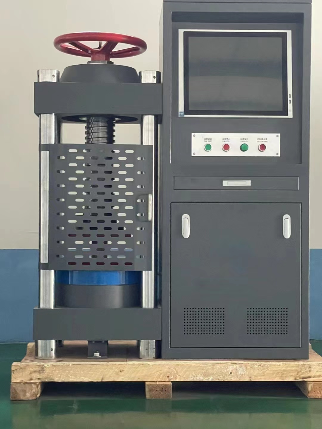 2000KN automáticamente computadora máquina de prueba de compresión de hormigón