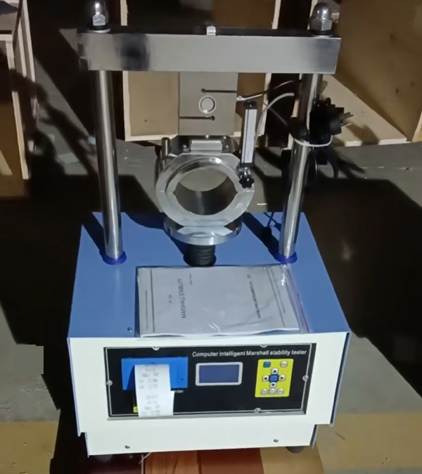 Asfalto controlado por computadora Marschel Stability Tester