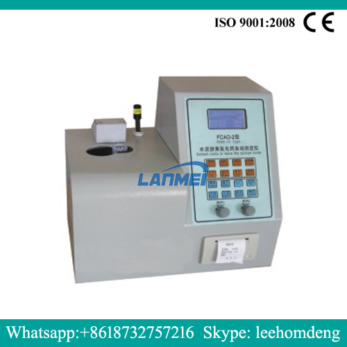 Testador de óxido de calcio libre de cemento de laboratorio