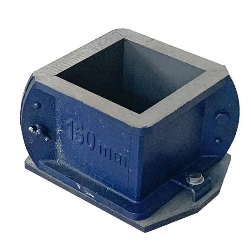 Molde de bloque de construcción de hormigón de hierro fundido de 150mm Molde de cubo de hormigón