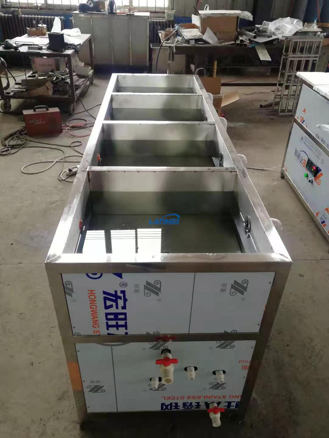 YSC-104 acero inoxidable cemento curado Trough