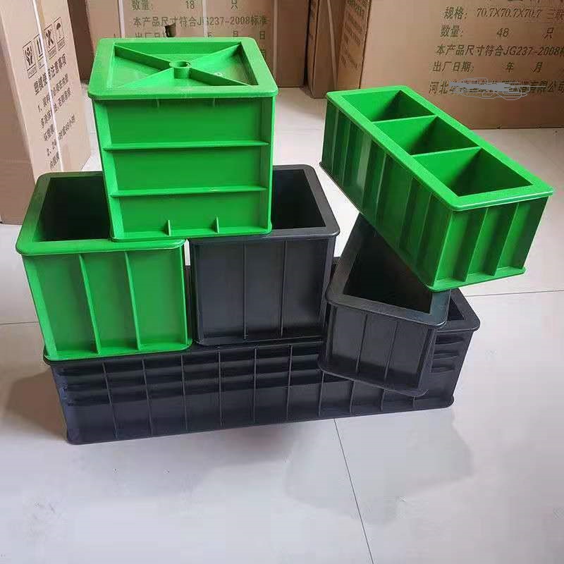 ABS plástico hormigón plástico hormigón cubo molde de prueba