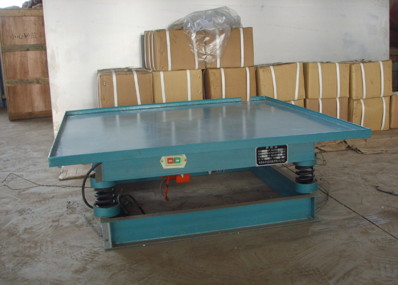 Mesa de vibración horizontal de alta frecuencia para moldes de hormigón