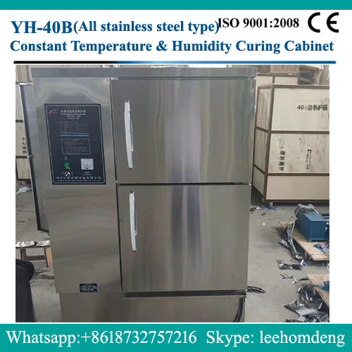 YH-40B 60B Caja del gabinete de curado de hormigón