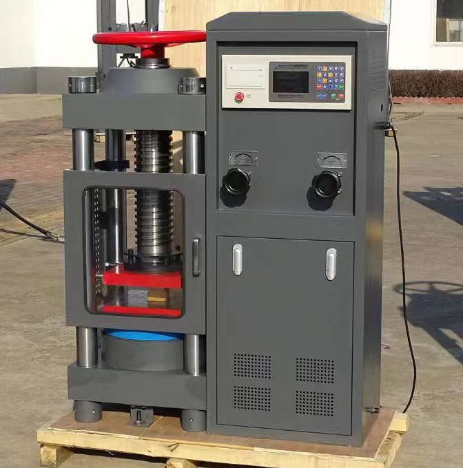 Máquina de prueba de compresión de cubo de hormigón