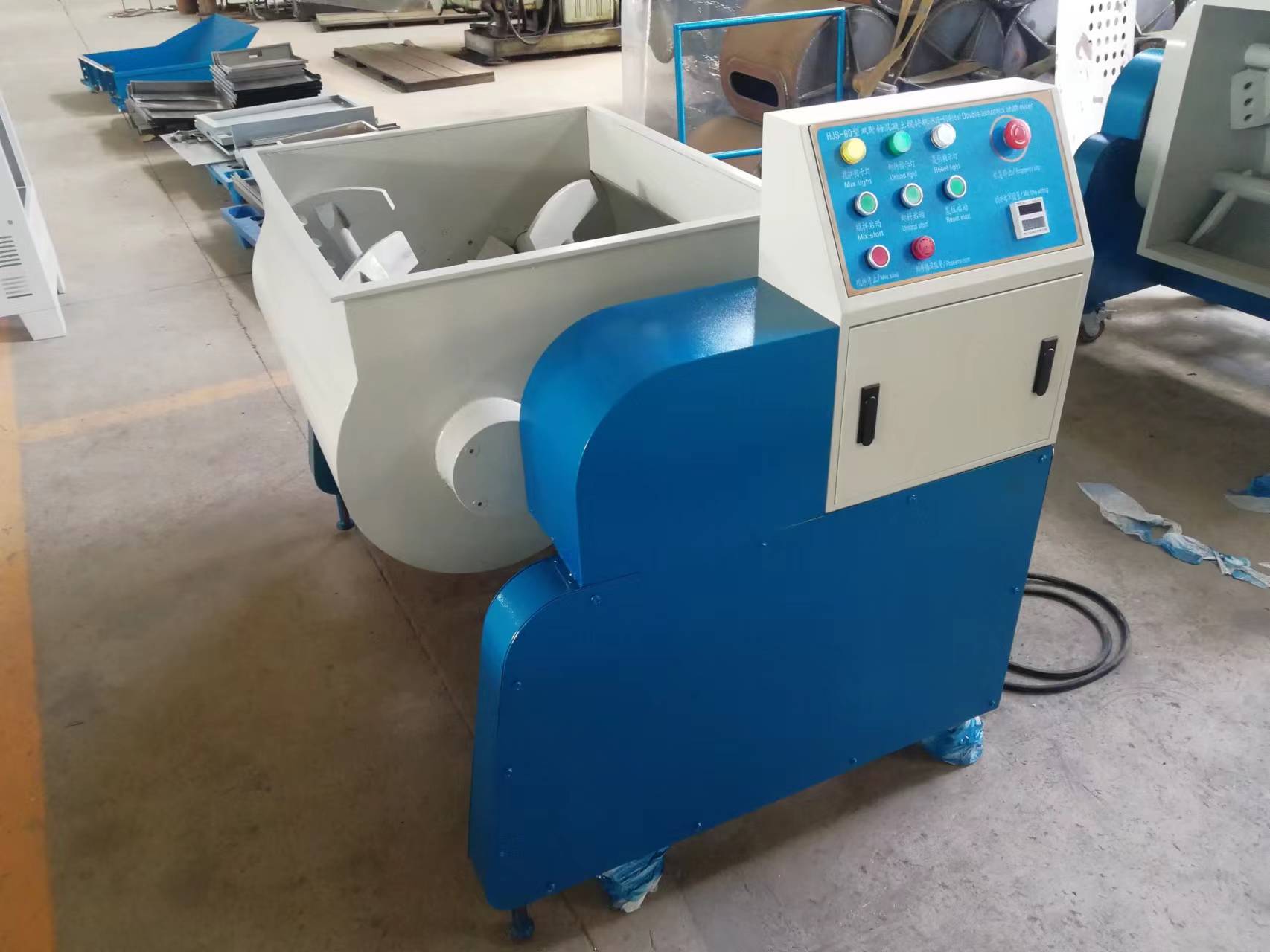 Mezcladora de hormigón de laboratorio con proveedor de eje doble