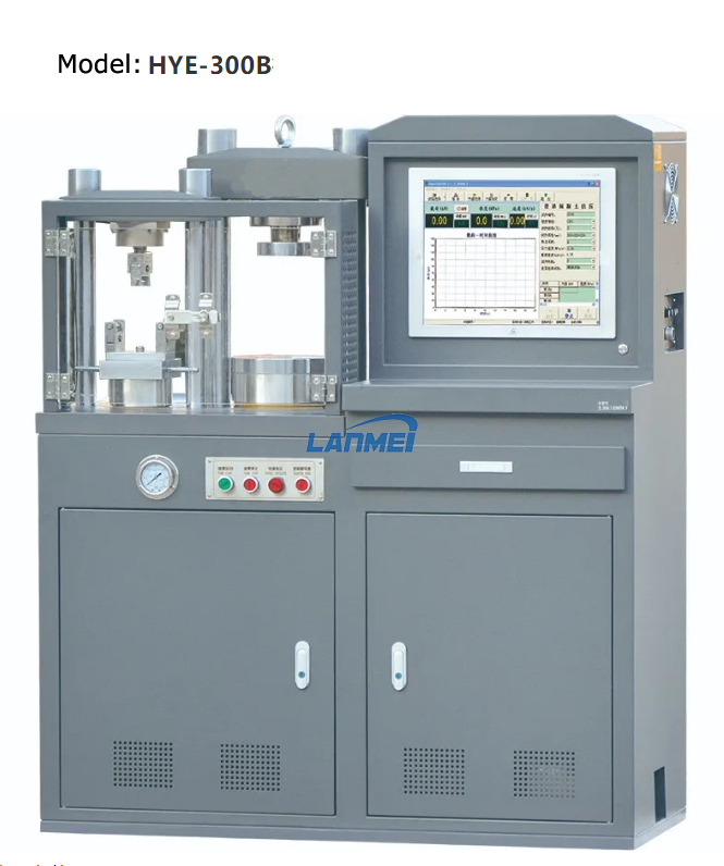 Máquina de resistencia a la compresión del cemento de prueba flexible de la compresión de 300KN /10KN