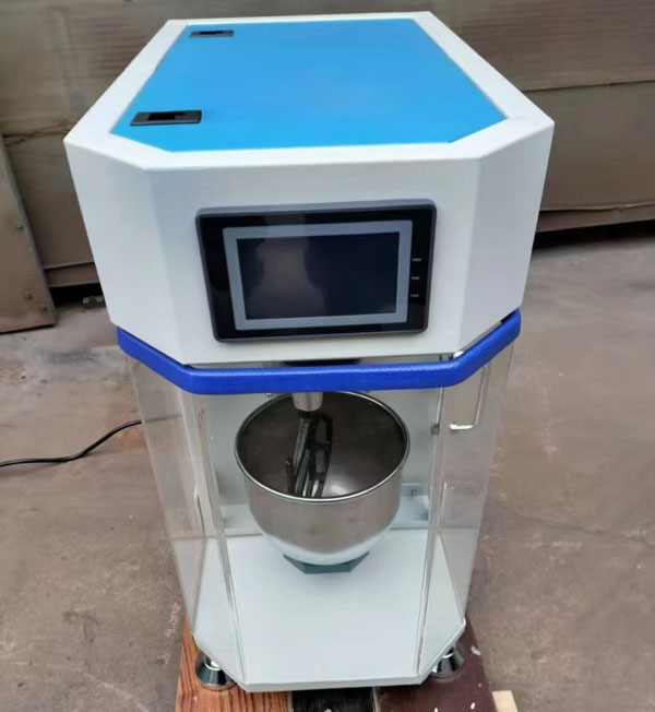LCD pantTodosa táctil mezclador de pasta de cemento de laboratorio