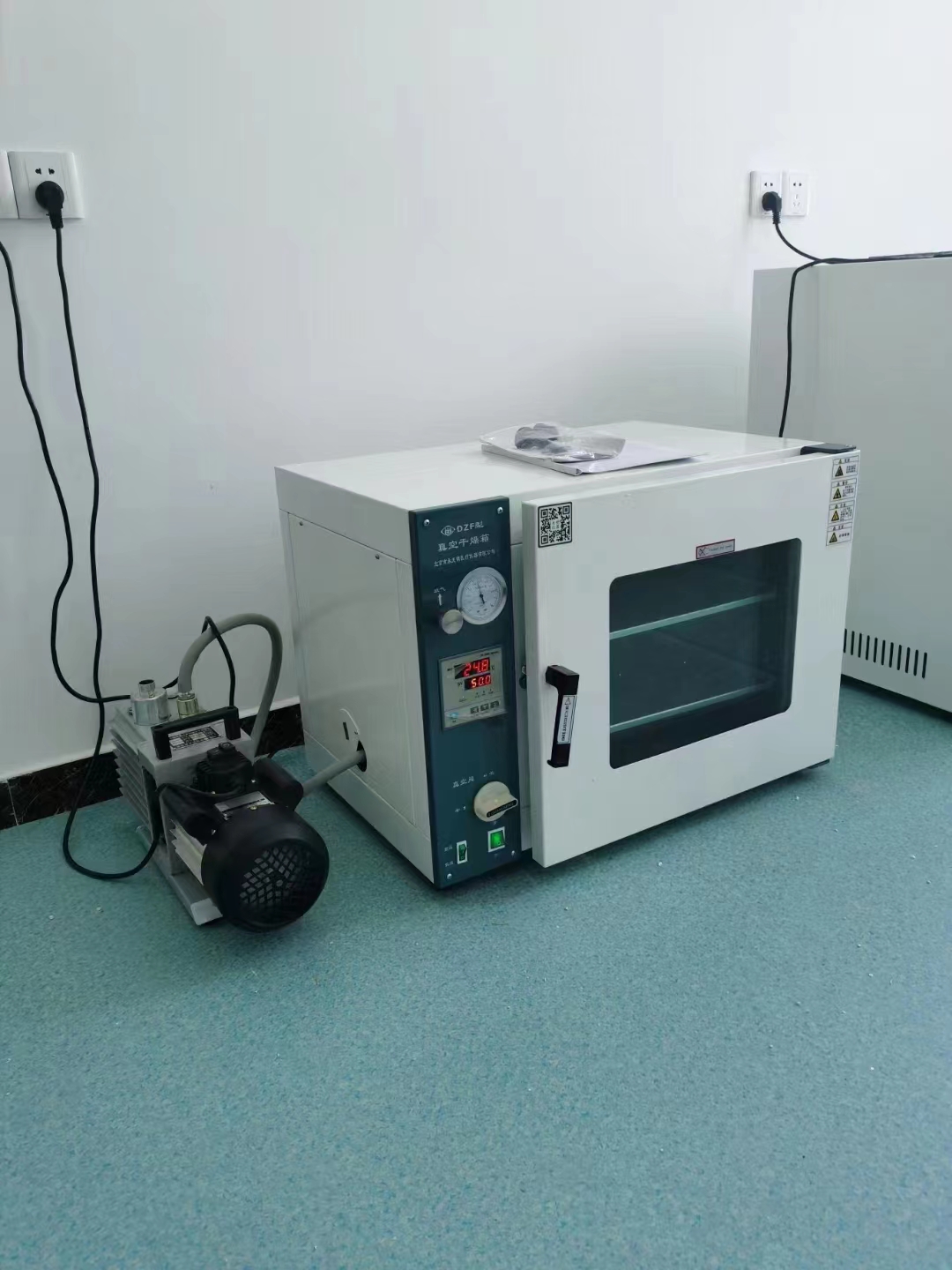Laboratorio de horno de secado al vacío eléctrico