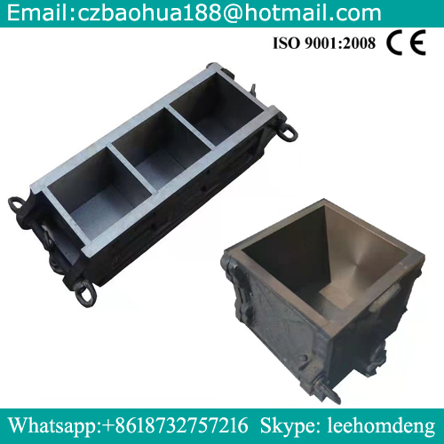 moldes de cubos de hierro fundido