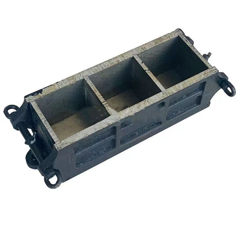 Molde de cubos de prueba de hierro fundido