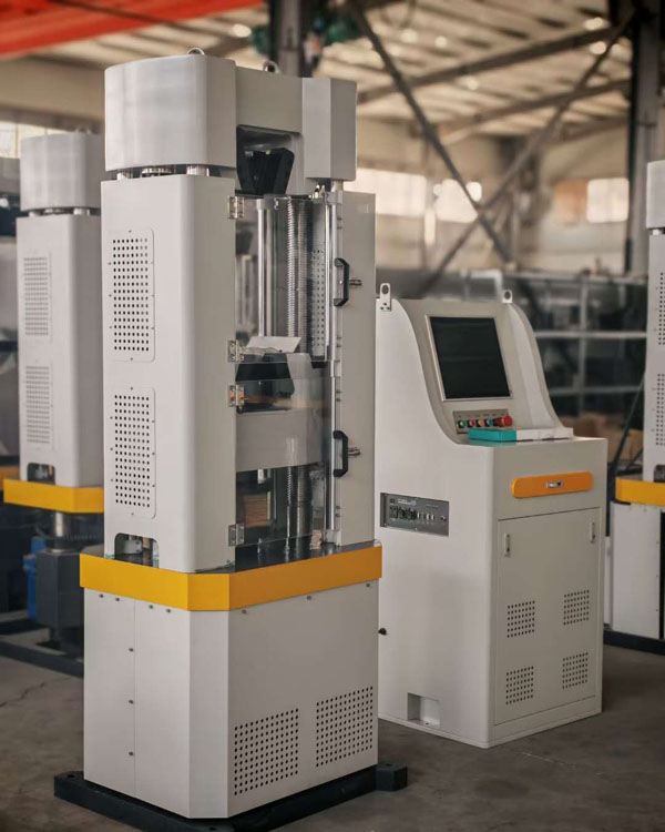 Máquina de prueba de tracción de barra de acero