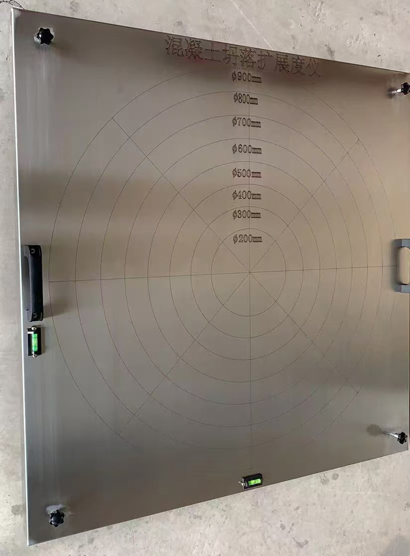 medidor de flujo de extensión de depresión de hormigón