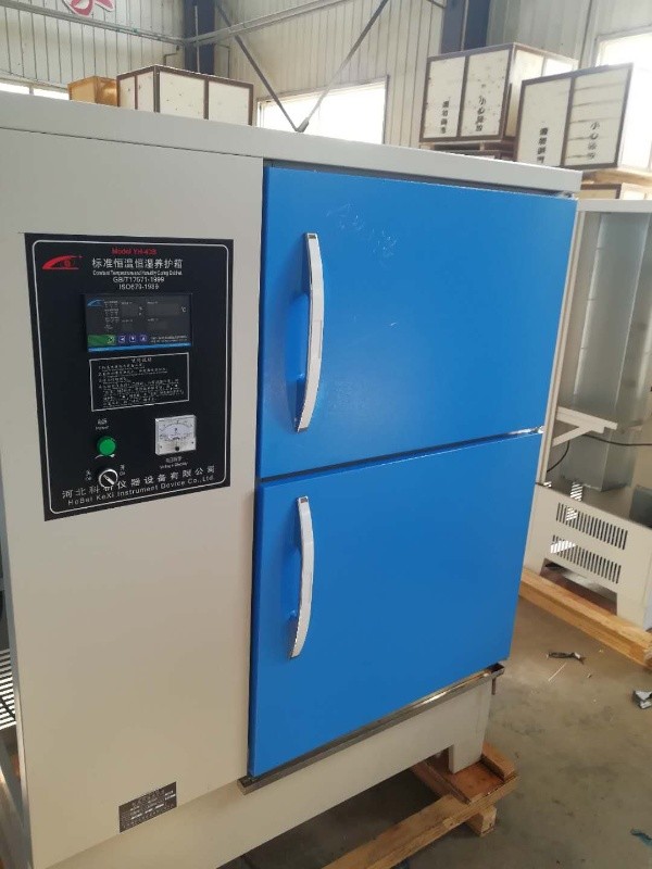 Caja de curado de cemento