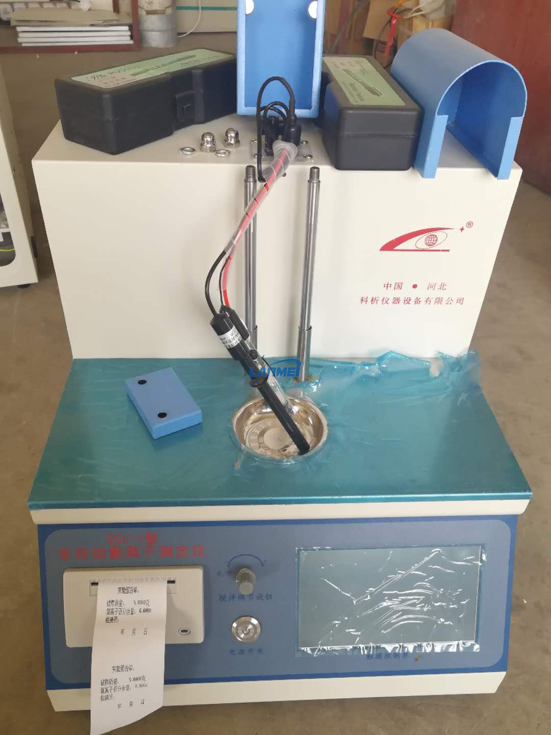 medidor de iones de cloro automático