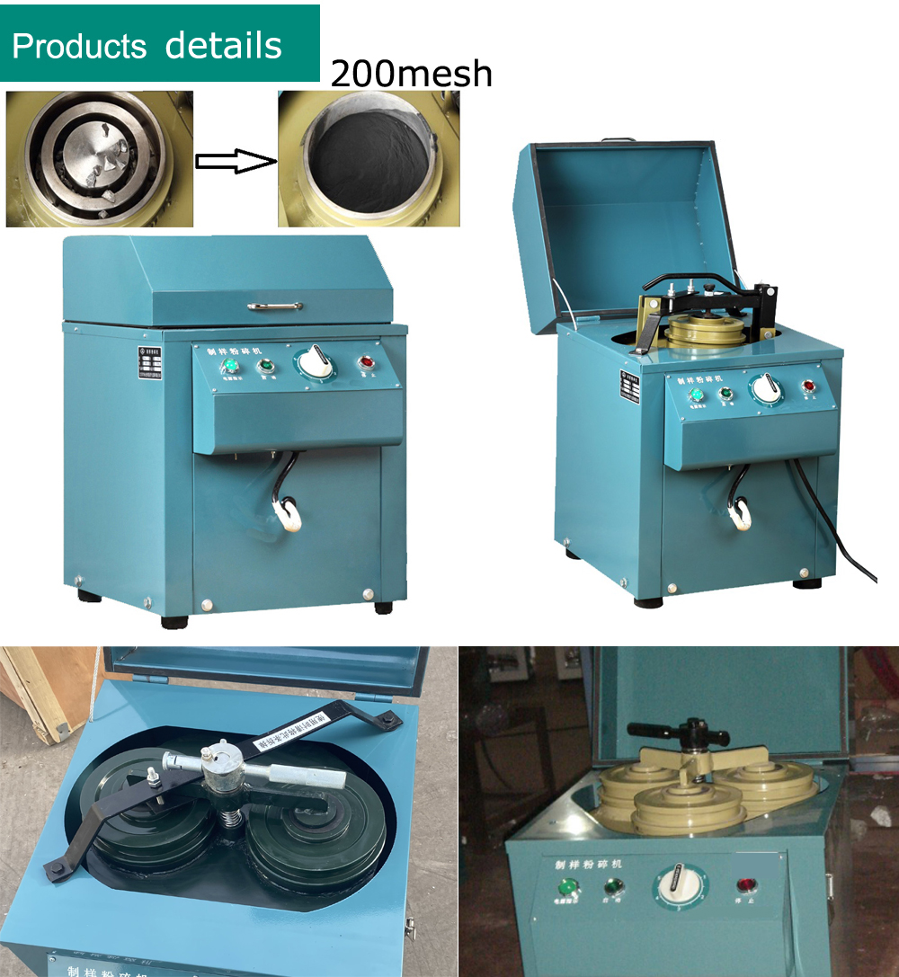 Pulverizador de muestra de mineral de laboratorio