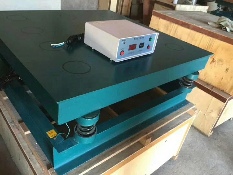 Tabla de vibración para moldes de concreto